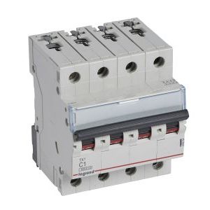 Wyłącznik nadprądowy S304 4P C 1A 6kA serii TX3 | 403554 Legrand Wyłącznik nadprądowy S304 4P C 1A 6kA serii TX3 | 403554 Legrand