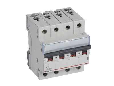 Wyłącznik nadprądowy S304 4P C 1A 6kA serii TX3 | 403554 Legrand