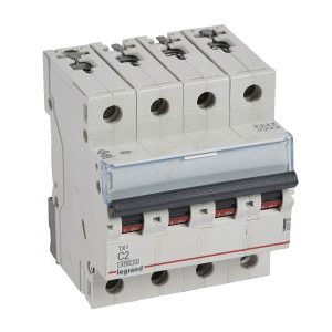 Wyłącznik nadprądowy S304 4P C 2A 6kA serii TX3 | 403555 Legrand Wyłącznik nadprądowy S304 4P C 2A 6kA serii TX3 | 403555 Legrand