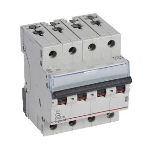 Wyłącznik nadprądowy S304 4P C 3A 6kA serii TX3 | 403556 Legrand Wyłącznik nadprądowy S304 4P C 3A 6kA serii TX3 | 403556 Legrand