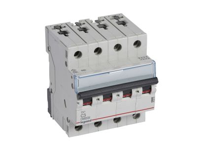 Wyłącznik nadprądowy S304 4P C 3A 6kA serii TX3 | 403556 Legrand