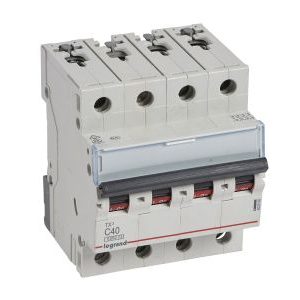 Wyłącznik nadprądowy S304 4P C 40A 6kA serii TX3 | 403566 Legrand Wyłącznik nadprądowy S304 4P C 40A 6kA serii TX3 | 403566 Legrand