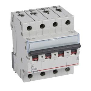 Wyłącznik nadprądowy S304 4P C 6A 6kA serii TX3 | 403558 Legrand Wyłącznik nadprądowy S304 4P C 6A 6kA serii TX3 | 403558 Legrand