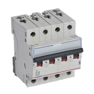 Wyłącznik nadprądowy S 304 4P D 16A 6000A serii TX3 | 403772 Legrand Wyłącznik nadprądowy S 304 4P D 16A 6000A serii TX3 | 403772 Legrand