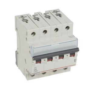 Wyłącznik nadprądowy S304 4P D 6A 6kA serii TX3 | 403768 Legrand Wyłącznik nadprądowy S304 4P D 6A 6kA serii TX3 | 403768 Legrand