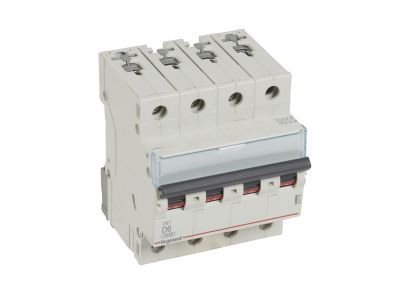 Wyłącznik nadprądowy S304 4P D 6A 6kA serii TX3 | 403768 Legrand