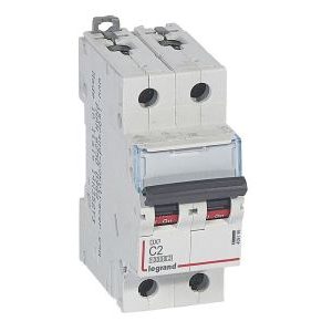Wyłącznik nadprądowy S 312 2P C 2A 10000A serii DX3 | 409196 Legrand Wyłącznik nadprądowy S 312 2P C 2A 10000A serii DX3 | 409196 Legrand