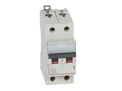 Wyłącznik nadprądowy S 312 2P C 32A 10000A SERII DX3 | 409205 Legrand