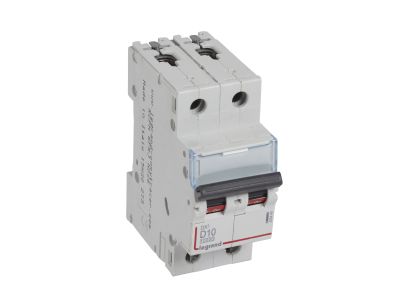 Wyłącznik nadprądowy S 312 2P D 10A 10000A serii DX3 | 409449 Legrand