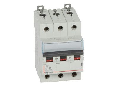 Wyłącznik nadprądowy S 313 3P C 50A 10kA serii DX3 | 409259 Legrand