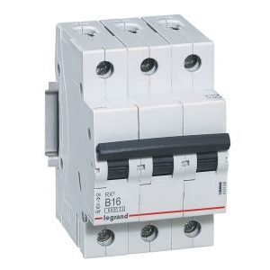 Wyłącznik nadprądowy RX3 3P B 16A 6kA | 419169 Legrand Wyłącznik nadprądowy RX3 3P B 16A 6kA | 419169 Legrand