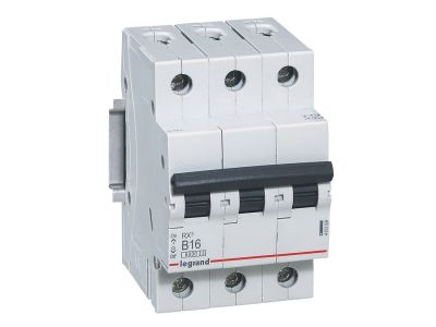 Wyłącznik nadprądowy RX3 3P B 16A 6kA | 419169 Legrand