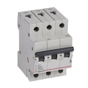 Wyłącznik nadprądowy RX3 3P B 25A 6kA | 419171 Legrand Wyłącznik nadprądowy RX3 3P B 25A 6kA | 419171 Legrand
