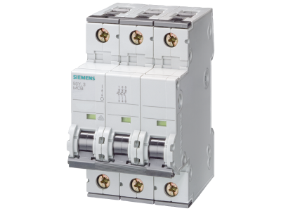 Wyłącznik nadprądowy 400V 6kA, 3-biegunowy, C, 15A, gł.=70mm | 5SY6318-7