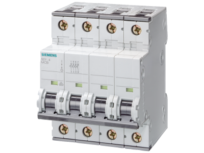 Wyłącznik nadprądowy 400V 6kA, 4-bieg., C, 6A, głęb.=70mm | 5SY6406-7