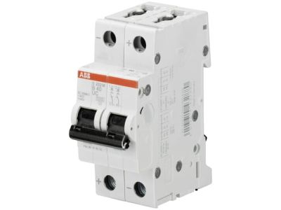 Wyłącznik nadprądowy 2P C 1A 10kA, S202M-C1UC | 2CDS272061R0014 ABB