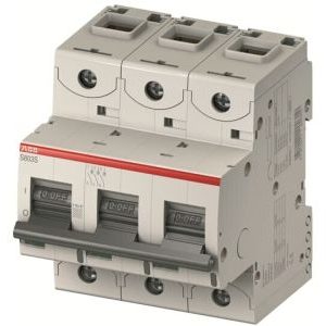 Wyłącznik nadprądowy 3P D 10A 25kA, S803C-D10 | 2CCS883001R0101 ABB Wyłącznik nadprądowy 3P D 10A 25kA, S803C-D10 | 2CCS883001R0101 ABB