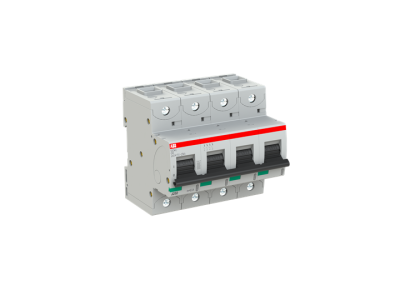 Wyłącznik nadprądowy 4P C 63A 25kA, S804C-C63 | 2CCS884001R0634 ABB