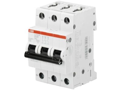 Wyłącznik nadprądowy 3P C 4A 10kA, S203M-C4UC | 2CDS273061R0044 ABB