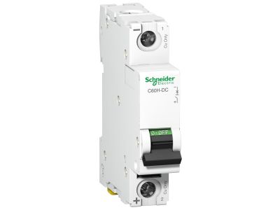 Wyłącznik nadprądowy C 60H-DC 10KA C 16A DC 1P Acti 9 | A9N61511 Schneider Electric