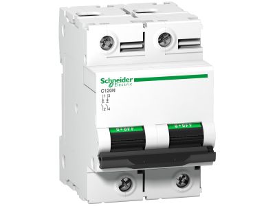 Wyłącznik nadprądowy C 120N 10KA B80 2P, Acti 9 | A9N18345 Schneider Electric