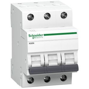 Wyłącznik nadprądowy K 60N 6KA C6 3P, Acti 9 | A9K02306 Schneider Electric Wyłącznik nadprądowy K 60N 6KA C6 3P, Acti 9 | A9K02306 Schneider Electric