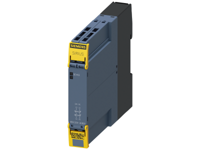 Przekaźnik dołączający z wymuszonym prowadzeniem styków 1NO+1NC AC/DC 24V przył. Sprężyn. SIL 3/PL e | 3RQ1200-2EB00