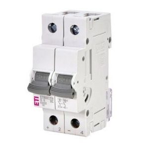 Wyłącznik nadprądowy DC ETIMAT P10-DC 2p B6 | 001903207 Eti Wyłącznik nadprądowy DC ETIMAT P10-DC 2p B6 | 001903207 Eti