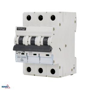 Wyłącznik nadprądowy 3P B 6A 6kA Schelinger | A02-G8-3P-B06 Bemko Wyłącznik nadprądowy 3P B 6A 6kA Schelinger | A02-G8-3P-B06 Bemko
