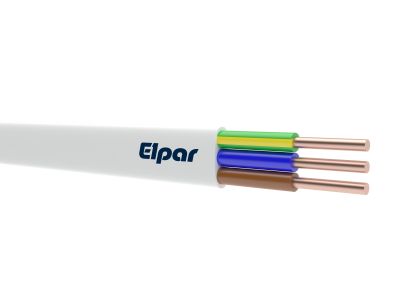 Przewód instalacyjny YDYP żo 3×2,5 450/750V biały /500m/ SZPULA | 5901854412986-SZ Elpar