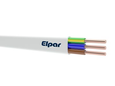 Przewód instalacyjny YDYP żo 3×1,5 450/750V biały /500m/ SZPULA | 5901854434292-SZ Elpar