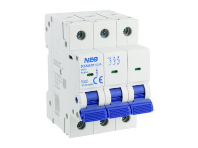 Wyłącznik nadprądowy, 6kA, B, 3-biegunowy, 25A OCB/B25/3P | 87.635 Elektro-Plast Opatówek