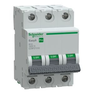 Wyłącznik nadprądowy 3P B 10A 6kA, Easy9 Pro EZ9F-B10-3 | EZ9F27310 Schneider Electric Wyłącznik nadprądowy 3P B 10A 6kA, Easy9 Pro EZ9F-B10-3 | EZ9F27310 Schneider Electric