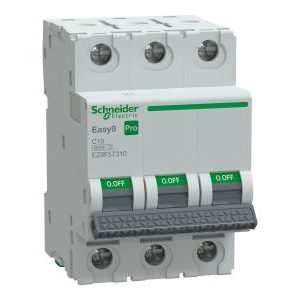 Wyłącznik nadprądowy 3P C 10A 6kA, Easy9 Pro EZ9F-C10-3 | EZ9F57310 Schneider Electric Wyłącznik nadprądowy 3P C 10A 6kA, Easy9 Pro EZ9F-C10-3 | EZ9F57310 Schneider Electric