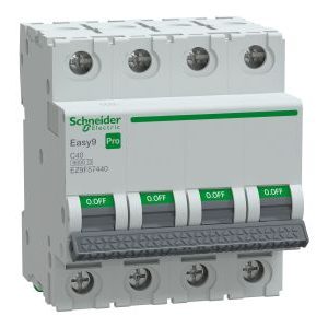 Wyłącznik nadprądowy 4P C 40A 6kA, Easy9 Pro EZ9F-C40-4 | EZ9F57440 Schneider Electric Wyłącznik nadprądowy 4P C 40A 6kA, Easy9 Pro EZ9F-C40-4 | EZ9F57440 Schneider Electric