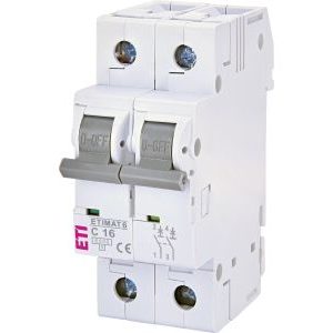 Wyłącznik nadprądowy 2P C16 ETIMAT 6 | 002143516 Eti Wyłącznik nadprądowy 2P C16 ETIMAT 6 | 002143516 Eti