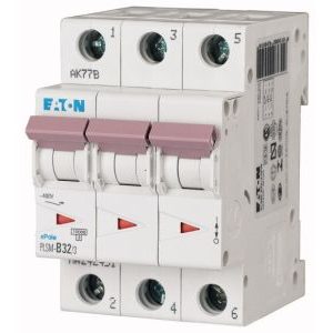Wyłącznik nadprądowy 3-bieg. PLSM 10kA 32A C, PLSM-C32/3-MW | 242477 Eaton Wyłącznik nadprądowy 3-bieg. PLSM 10kA 32A C, PLSM-C32/3-MW | 242477 Eaton