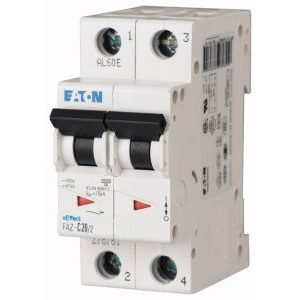 Wyłącznik nadprądowy 2P C 16A 15kA AC, FAZ-C16/2 | 278760 Eaton Wyłącznik nadprądowy 2P C 16A 15kA AC, FAZ-C16/2 | 278760 Eaton