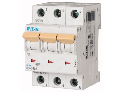 Wyłącznik nadprądowy 3-bieg. PLSM 10kA 13A C, PLSM-C13/3-MW | 242472 Eaton